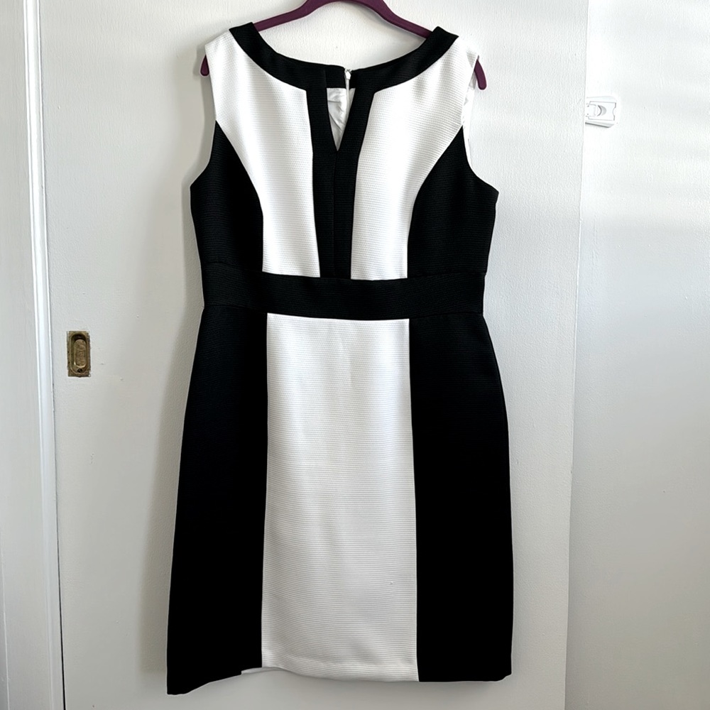New: Black and White Dress
